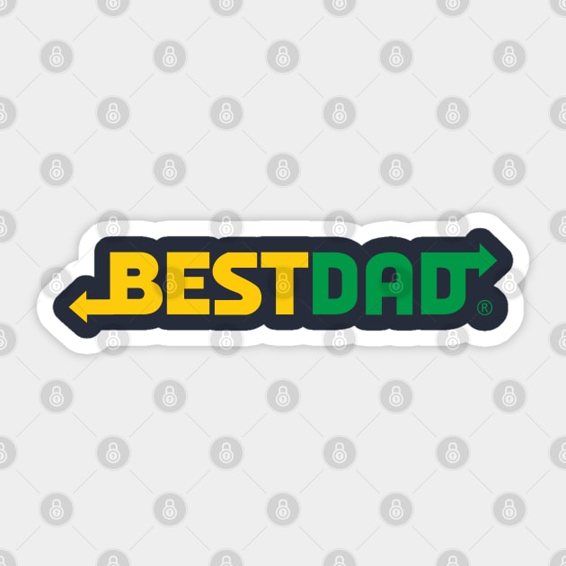 BEST DAD Sticker by peekxel